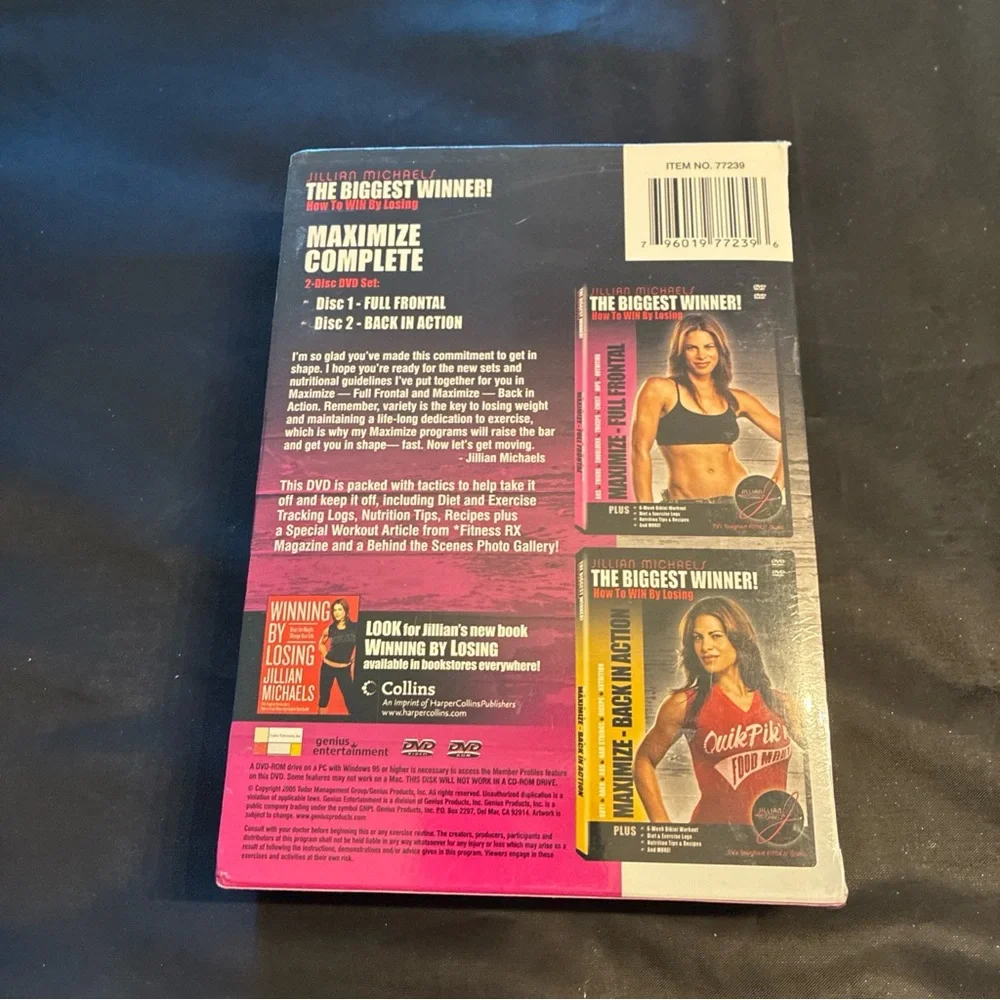 Jillian Michaels 2 Disc Set DVD